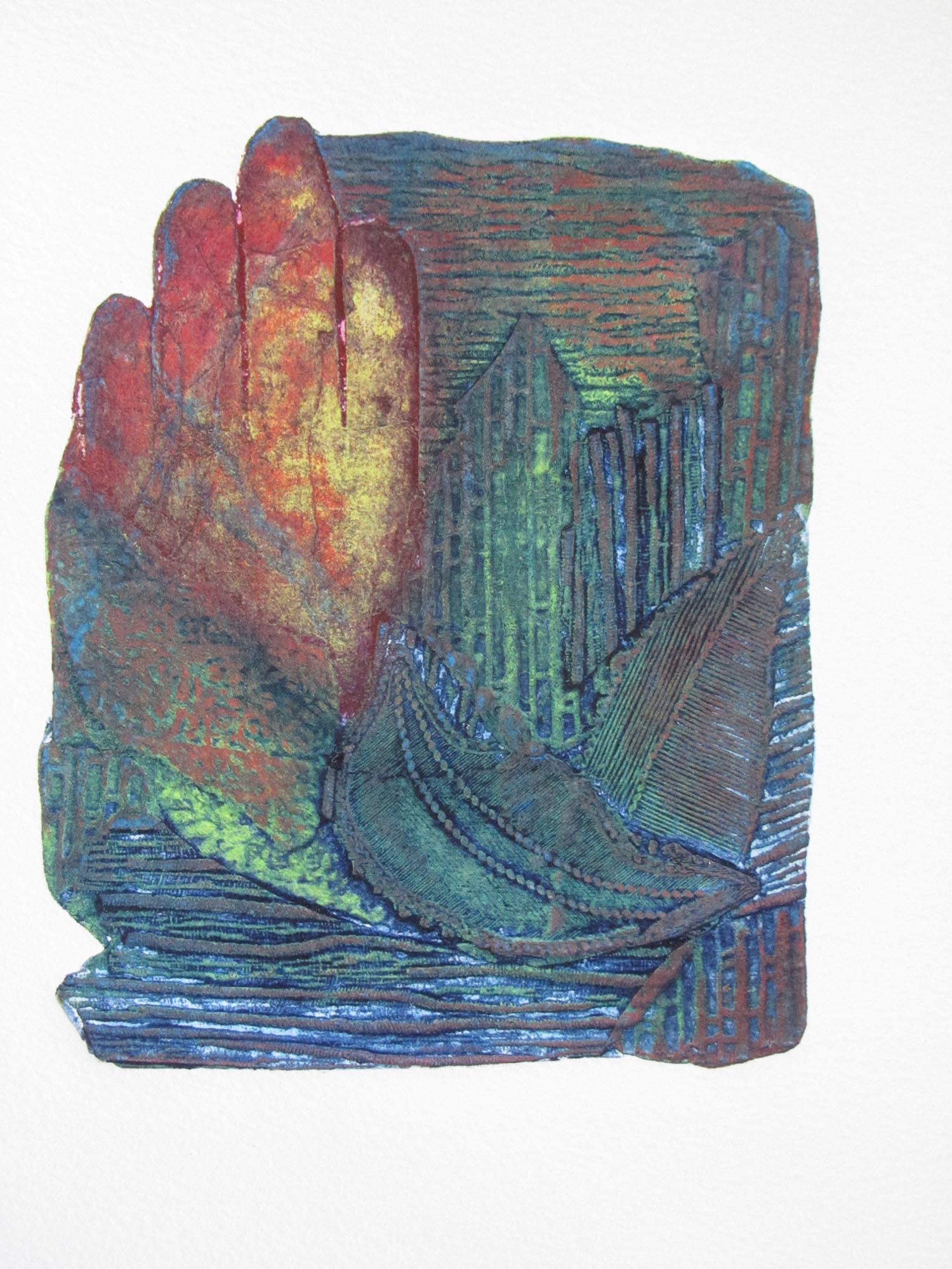 Photo of Munster collograph