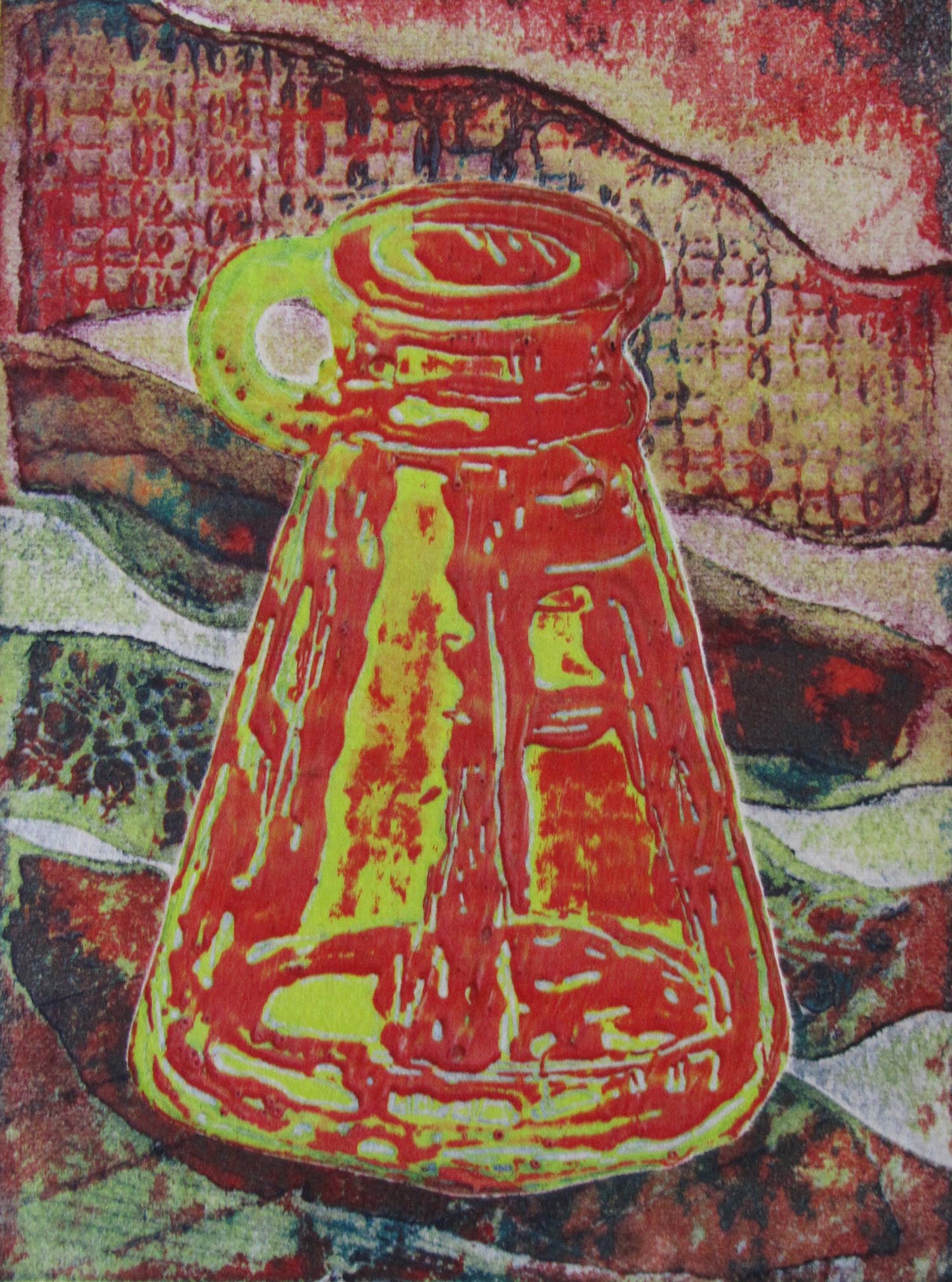 Photo of Good Cheer collograph